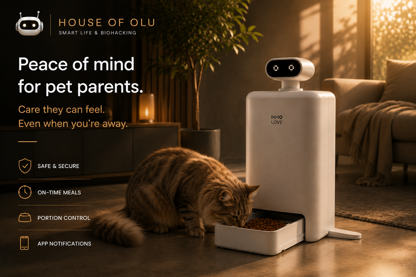 Olu Smart Feeder with 360° Camera