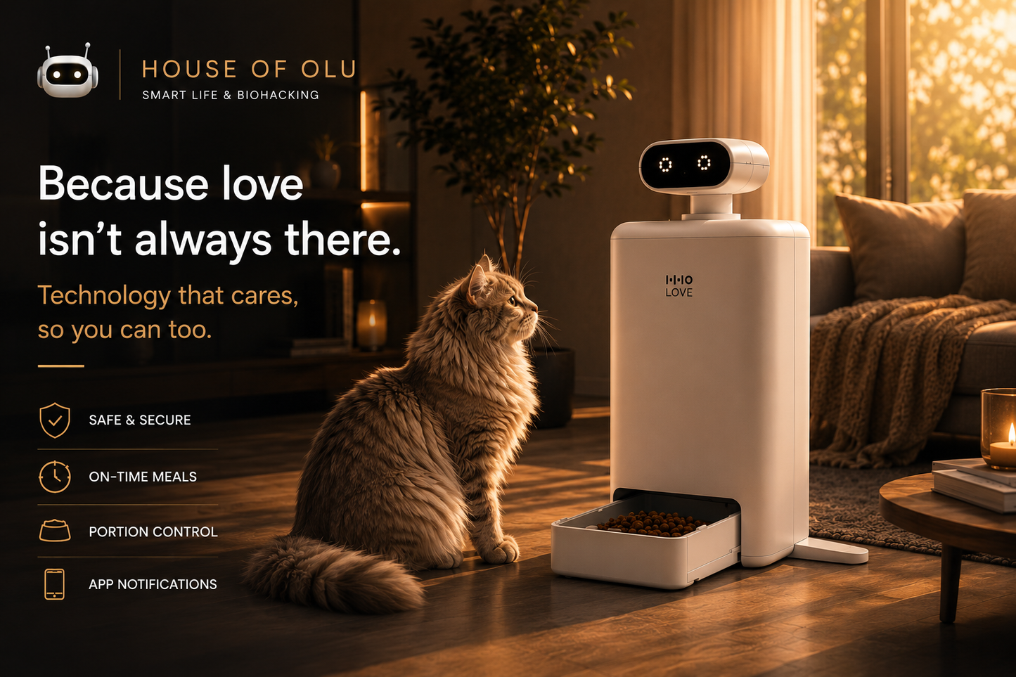 Olu Smart Feeder with 360° Camera